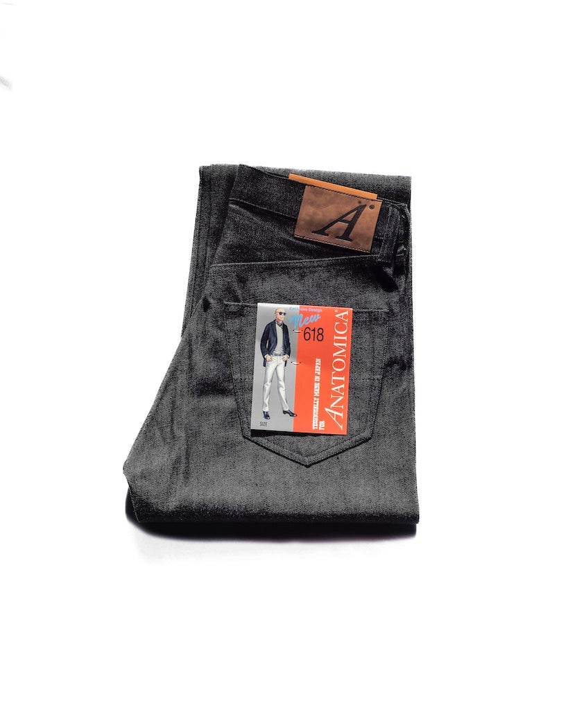 618 TAPERED - NON WASH - BLACK – ANATOMICA KYOTO アナトミカ京都