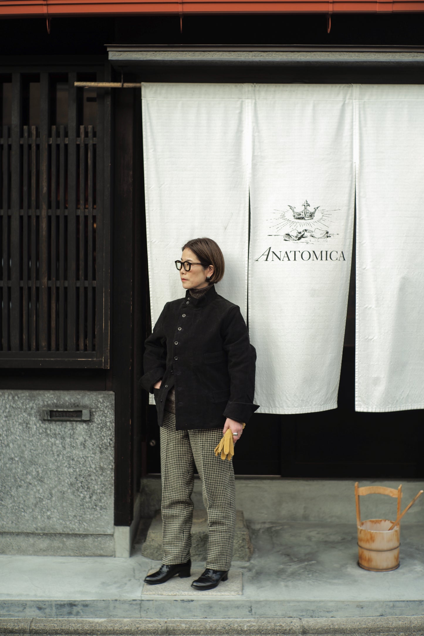 【NAKA】1839 ENGLISH MOLESKIN BLACK STYLING