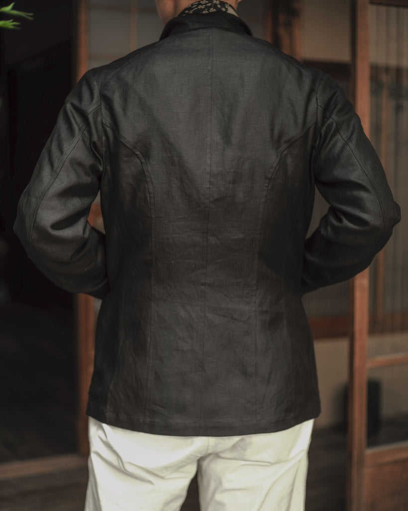 TROPICAL - LINEN - BLACK