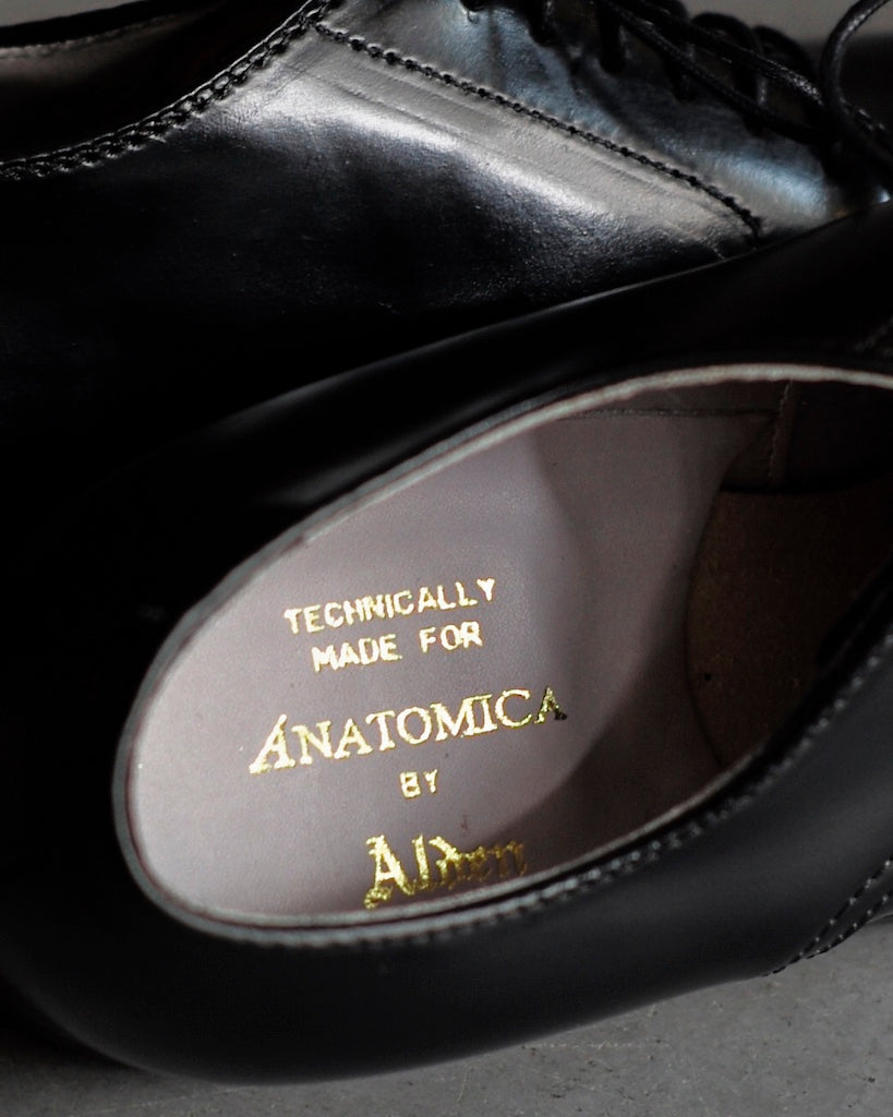 ANATOMICA by ALDEN PLANE TOE OX - CORDOVAN - BLACK 56199