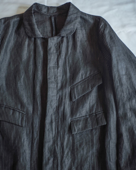 ARTHUR KYOTO LIMITED - 苧麻絣本藍-SIZE-M