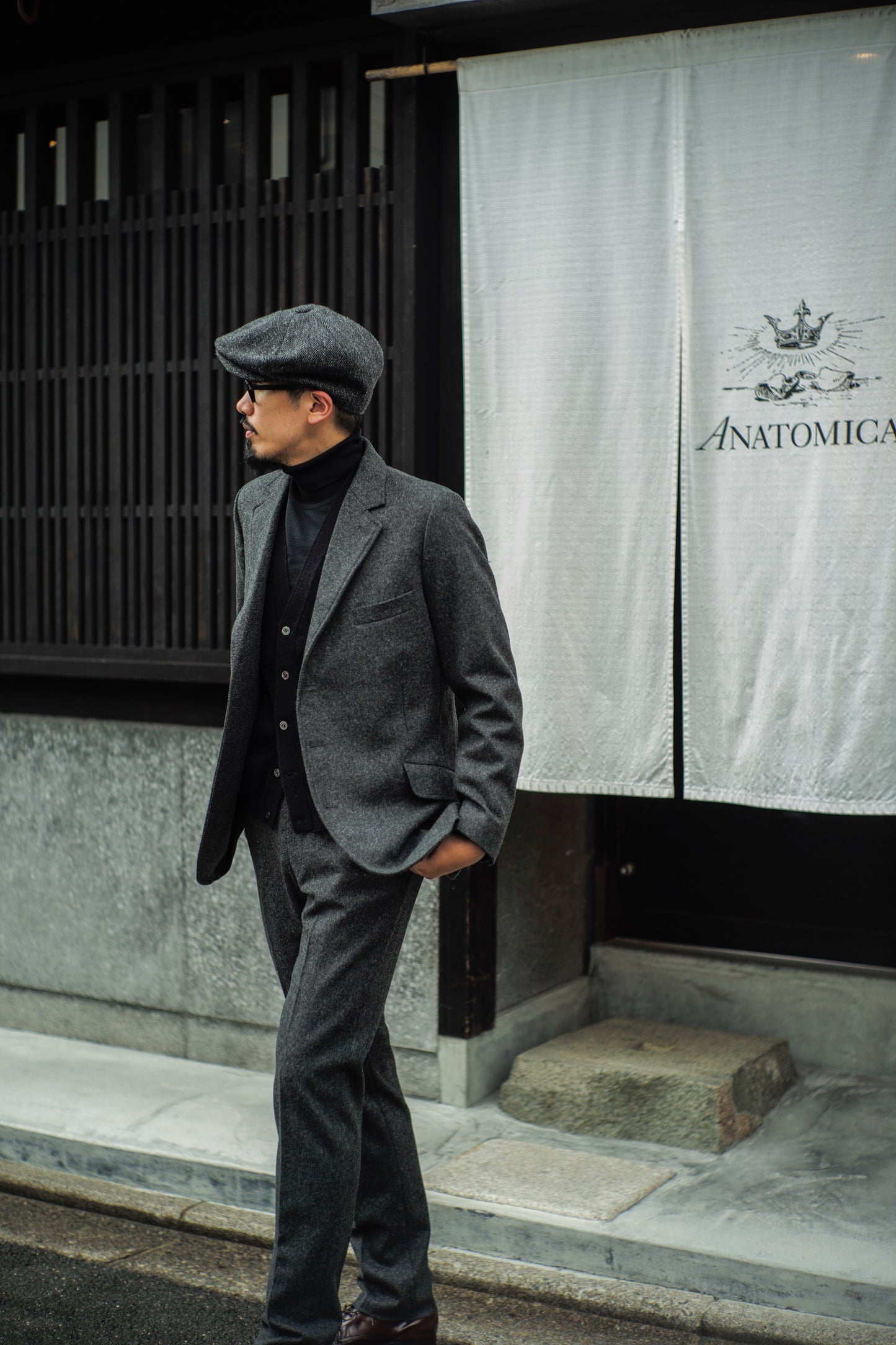 【TAKUMI】CHARLY & TENNIS PANT ARCHIVE FLANNEL GREY STYLING