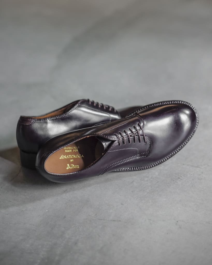 ANATOMICA by ALDEN PLANE TOE OX - CORDOVAN - #8 – ANATOMICA KYOTO
