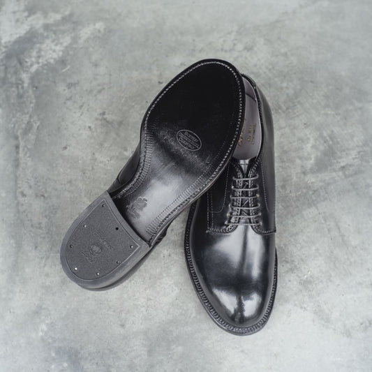 ANATOMICA by ALDEN PLANE TOE OX - CORDOVAN - BLACK