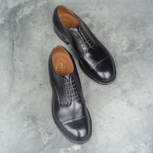 ANATOMICA by ALDEN STRAIGHT TIP OX - CALF - BLACK