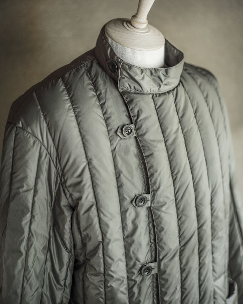 Rocky Mountain Featherbed Co. for ANATOMICA - ALEXANDER DOWN JACKET - OLIVE & BLACK