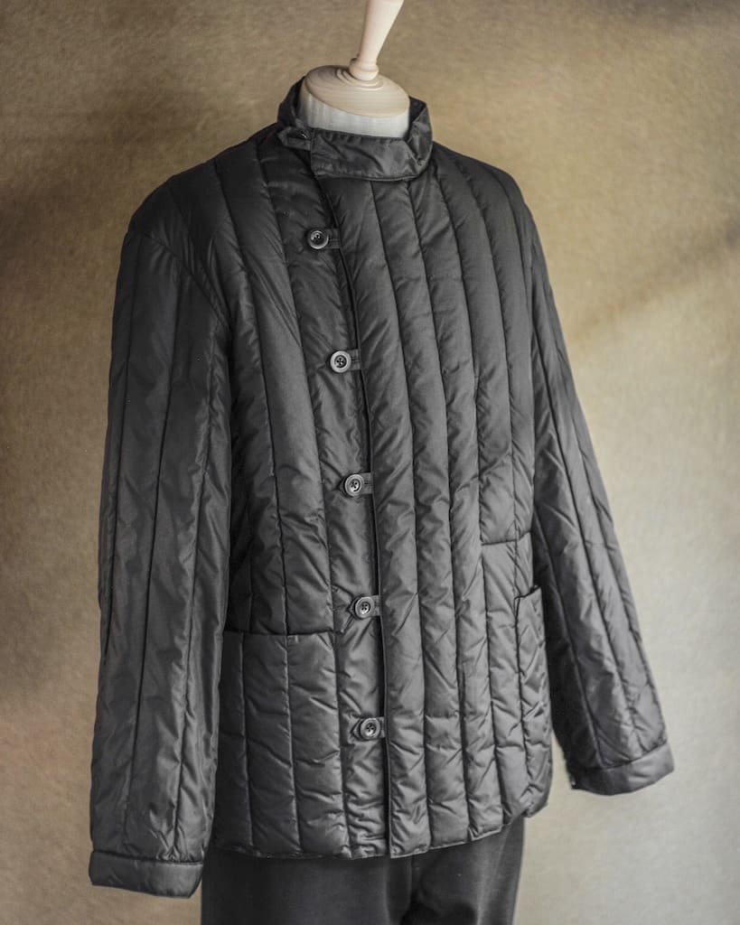 Rocky Mountain Featherbed Co. for ANATOMICA - ALEXANDER DOWN JACKET - OLIVE & BLACK