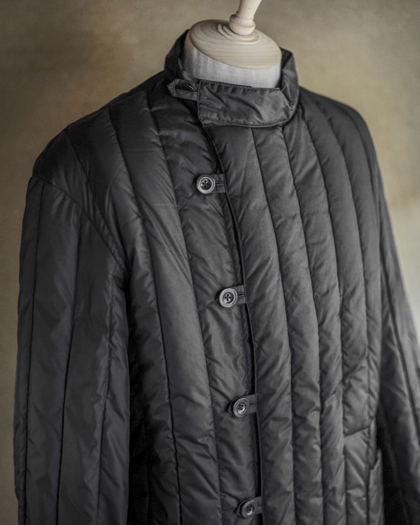 Rocky Mountain Featherbed Co. for ANATOMICA - ALEXANDER DOWN JACKET - OLIVE & BLACK