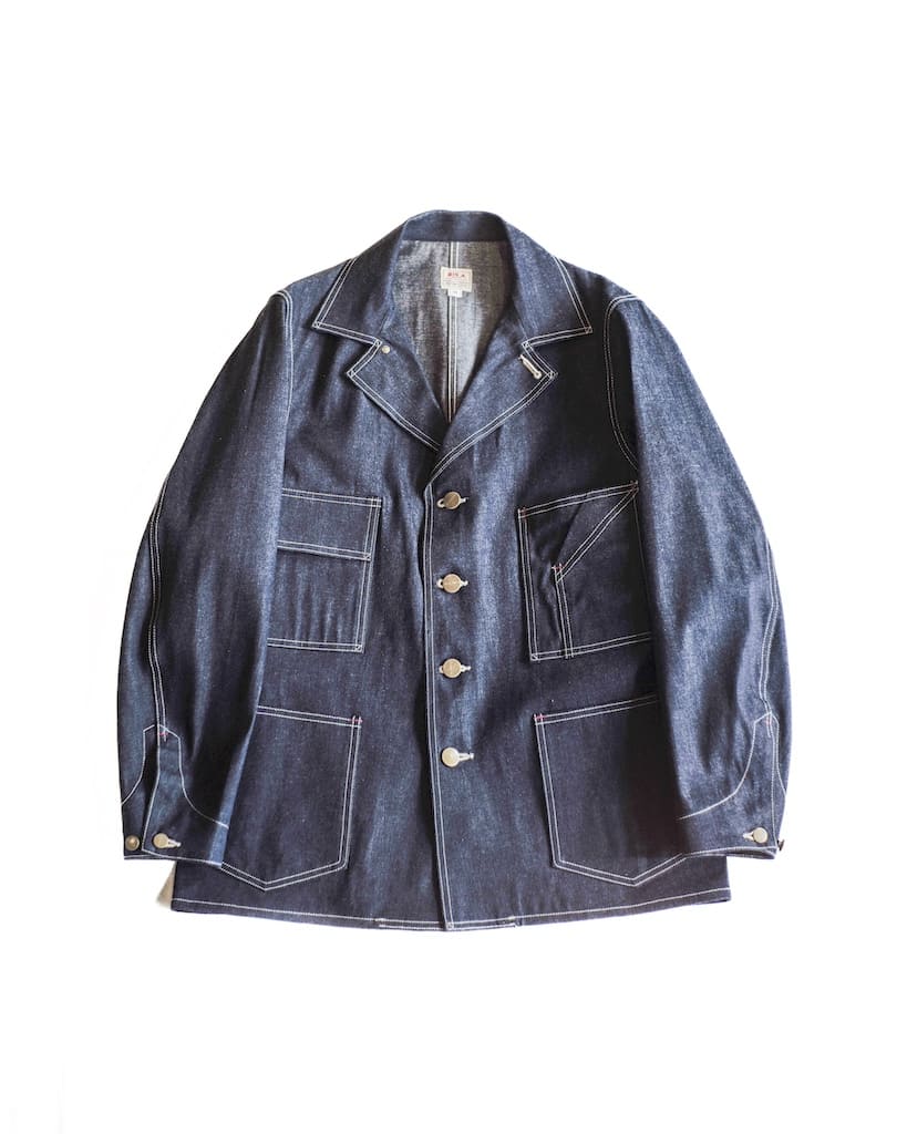 BIG A CHORE JACKET Ⅰ - 10oz DENIM - INDIGO – ANATOMICA KYOTO