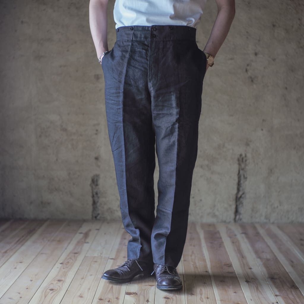 BJ - LINEN - BLACK