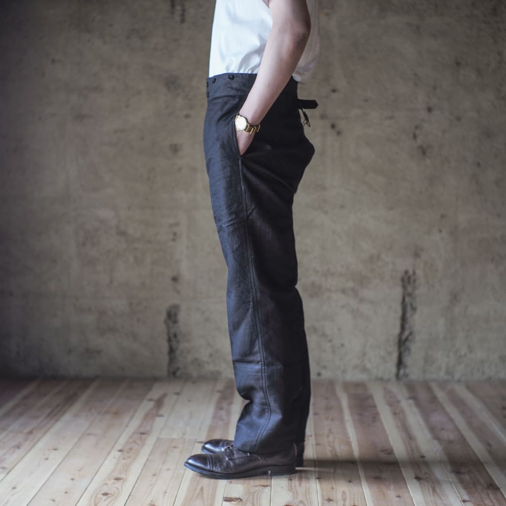 BJ - LINEN - BLACK