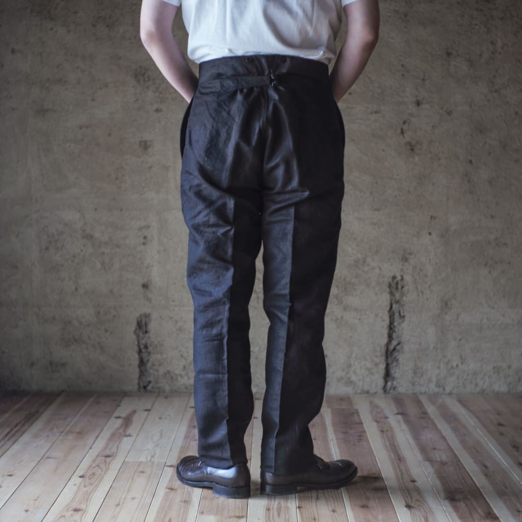 BJ - LINEN - BLACK