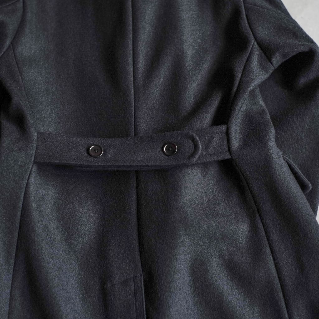 CD LONG COAT - FRENCH WOOL - NAVY