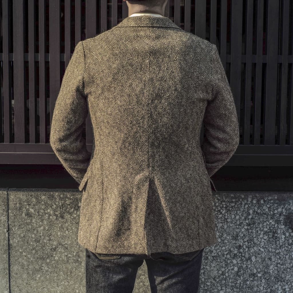 CHARLY - DONEGAL TWEED - CRAZY HERRING BONE TAN