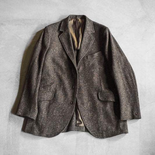 CHARLY - DONEGAL TWEED - DARK BROWN