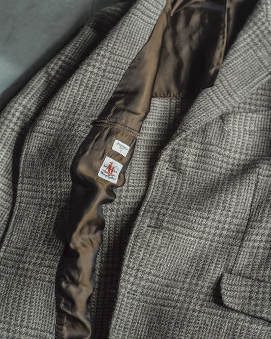 CHARLY - FOX ORGANIC GLEN CHECK - GREY