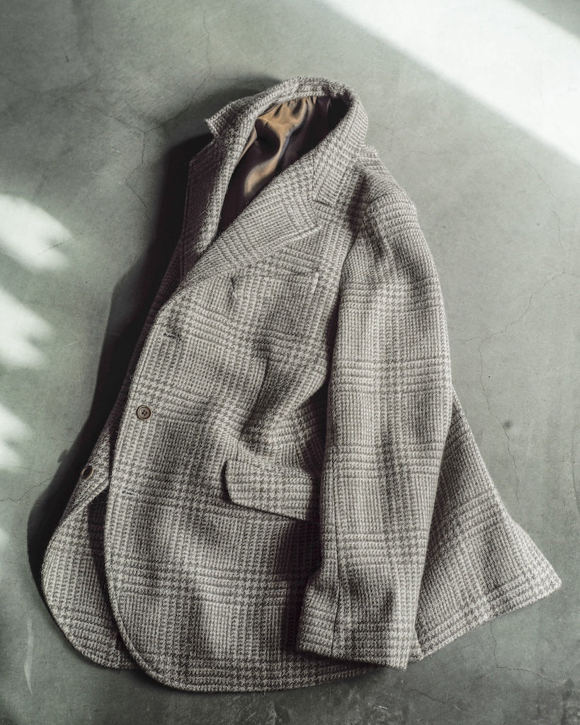 CHARLY - FOX ORGANIC GLENN CHECK - GREY
