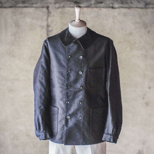 CHEMINOT - FRENCH MOLESKIN - BLACK