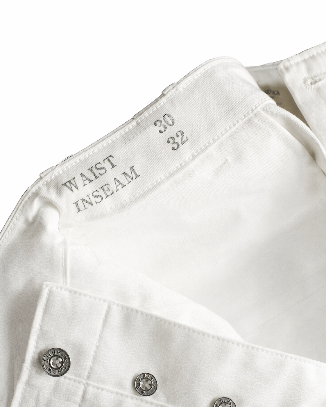 CHINO ZERO - DUCK - WHITE