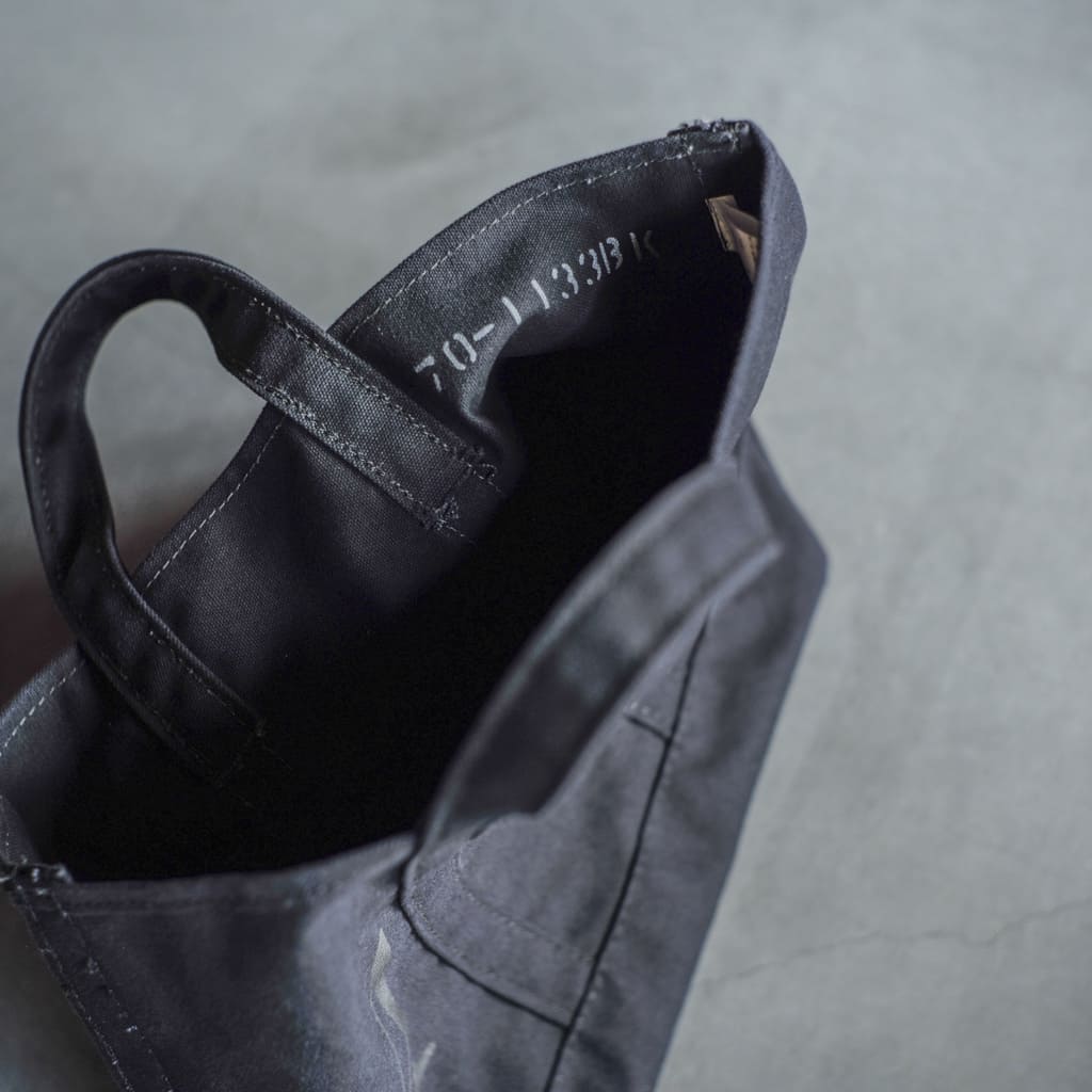 COAL BAG SMALL - COTTON CANVAS - BLACK