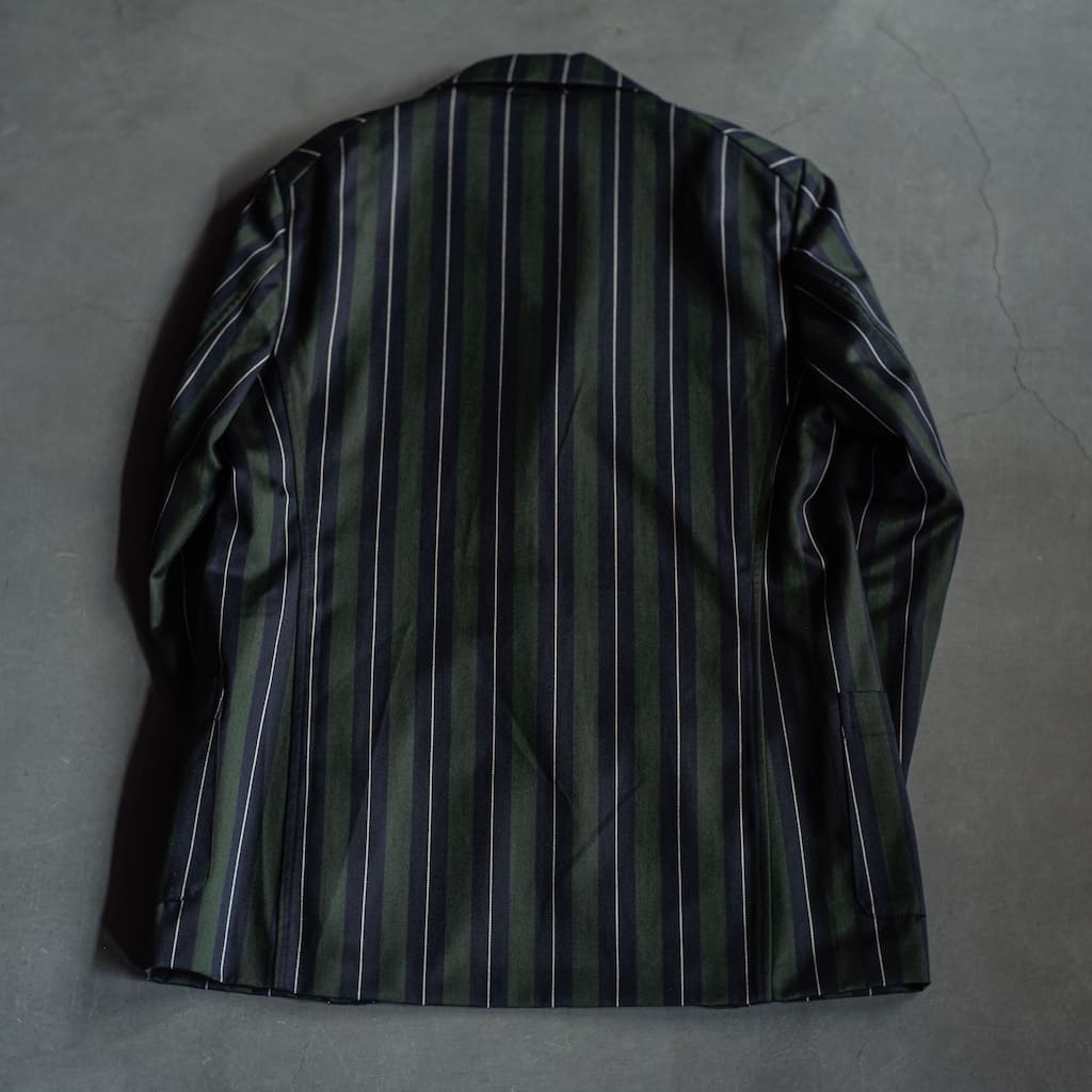 COLLEGE - WOOL - NAVY × GREEN