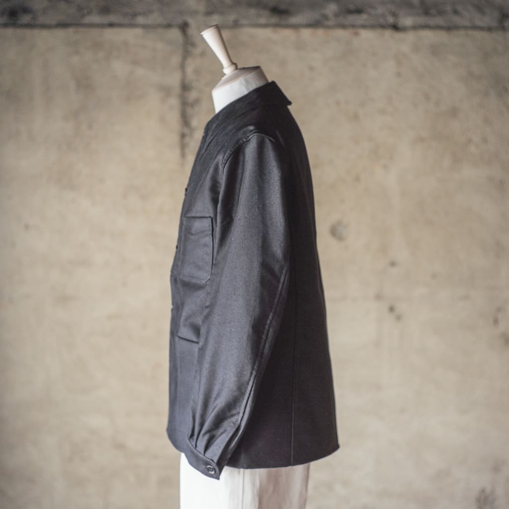 COLLETIN - GERMAN MOLESKIN - BLACK