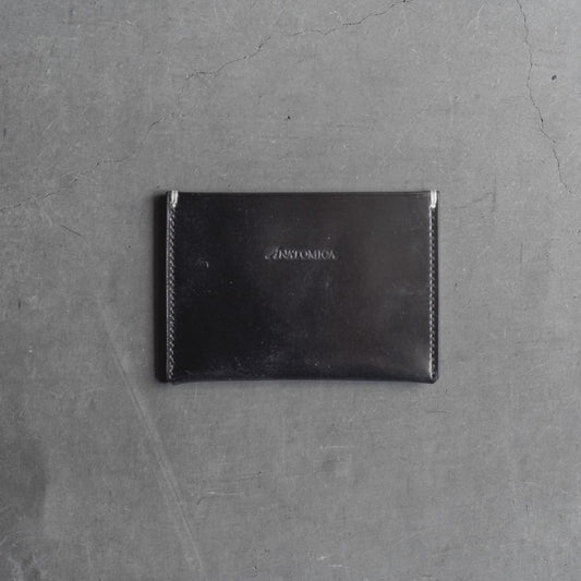 CORDOVAN CARD CASE - HORWEEN CORDOVAN - BLACK
