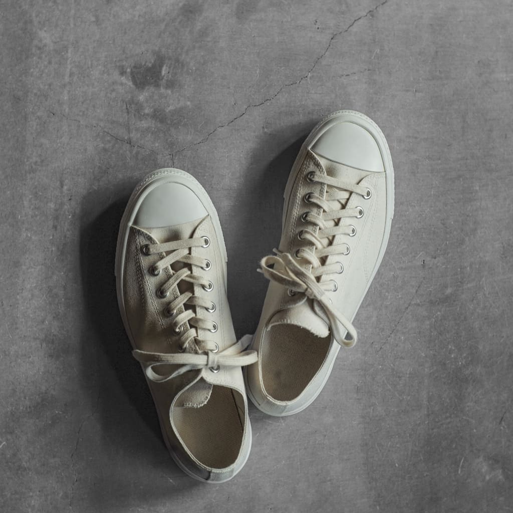 Der SUMMLER SOLO US ARMY GYM SHOES - COTTON CANVAS - NATURAL