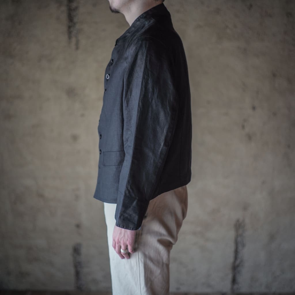 DOLMAN - LINEN- BLACK