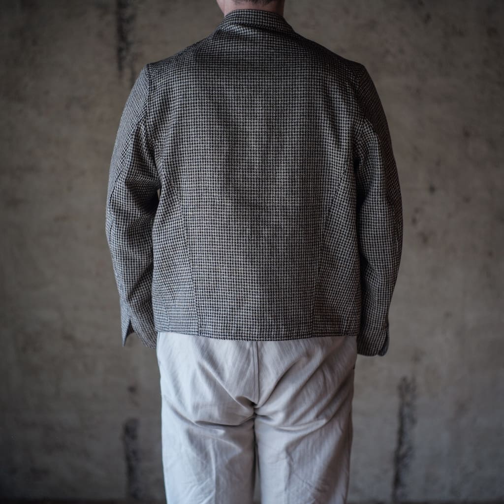 DOLMAN - LINEN STAR HOUND'S TOOTH - BEIGE