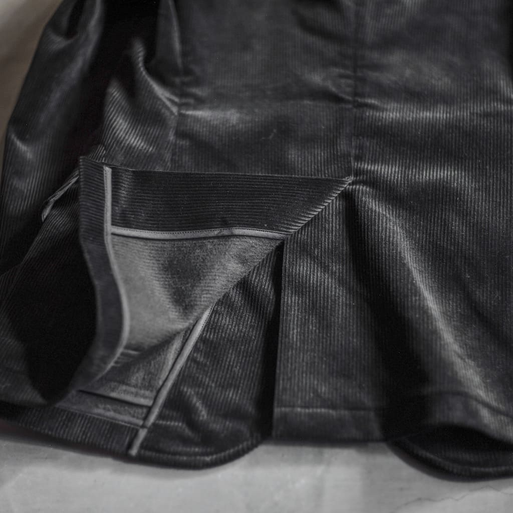 HOBEREAU - HEAVY CORDUROY - BLACK