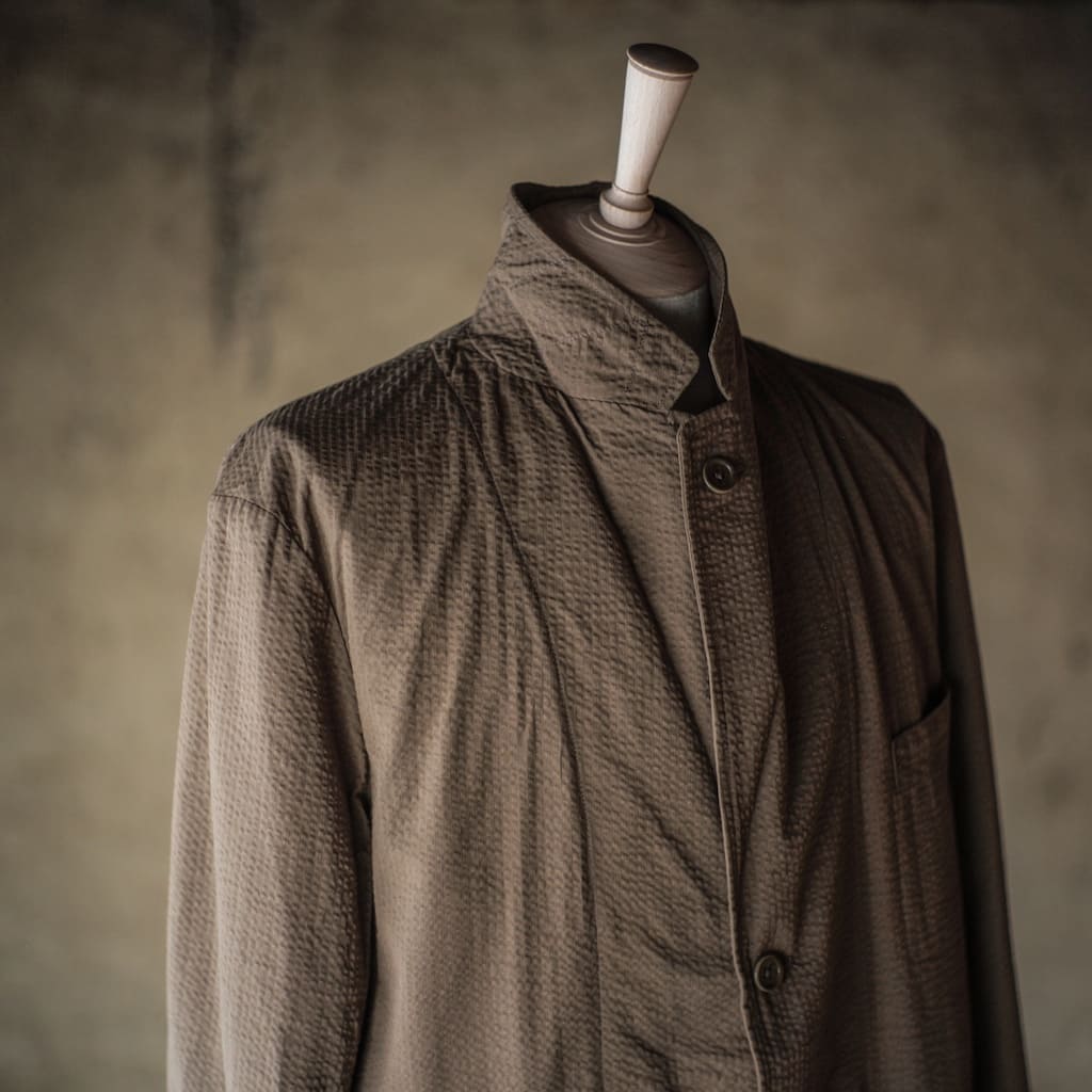 HOBEREAU - SEERSUCKER - KHAKI