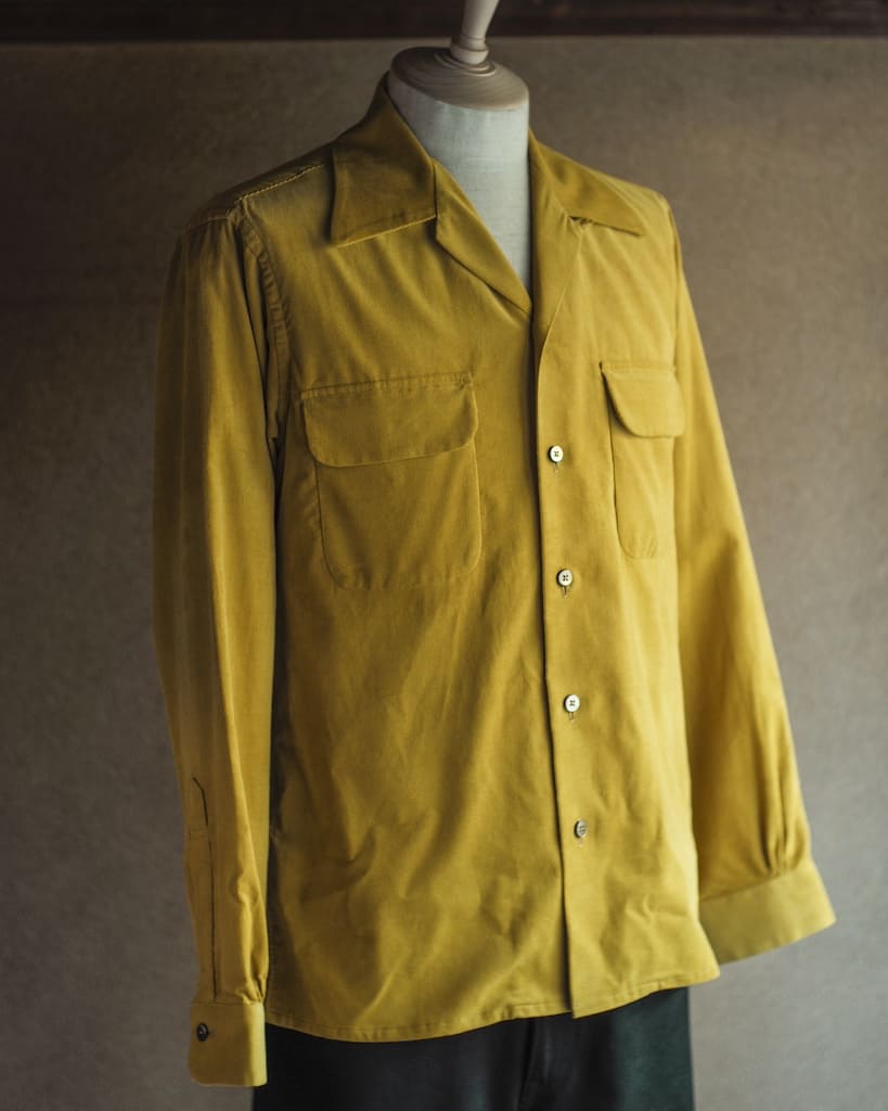 JIMMY SHIRT - 21 WALE COTTON CORDUROY - MUSTARD