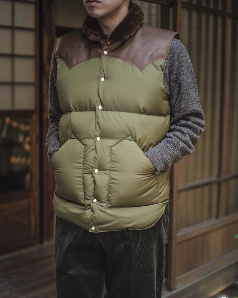 Rocky Mountain Featherbed Co. for ANATOMICA- CHRISTY VEST - OLIVE