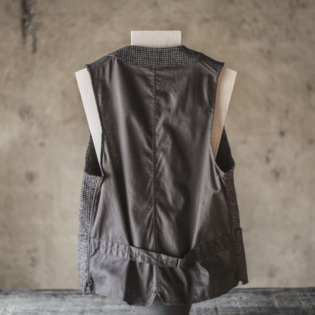 SAGAN - ORGANIC TWEED BARLEYCORN - BROWN