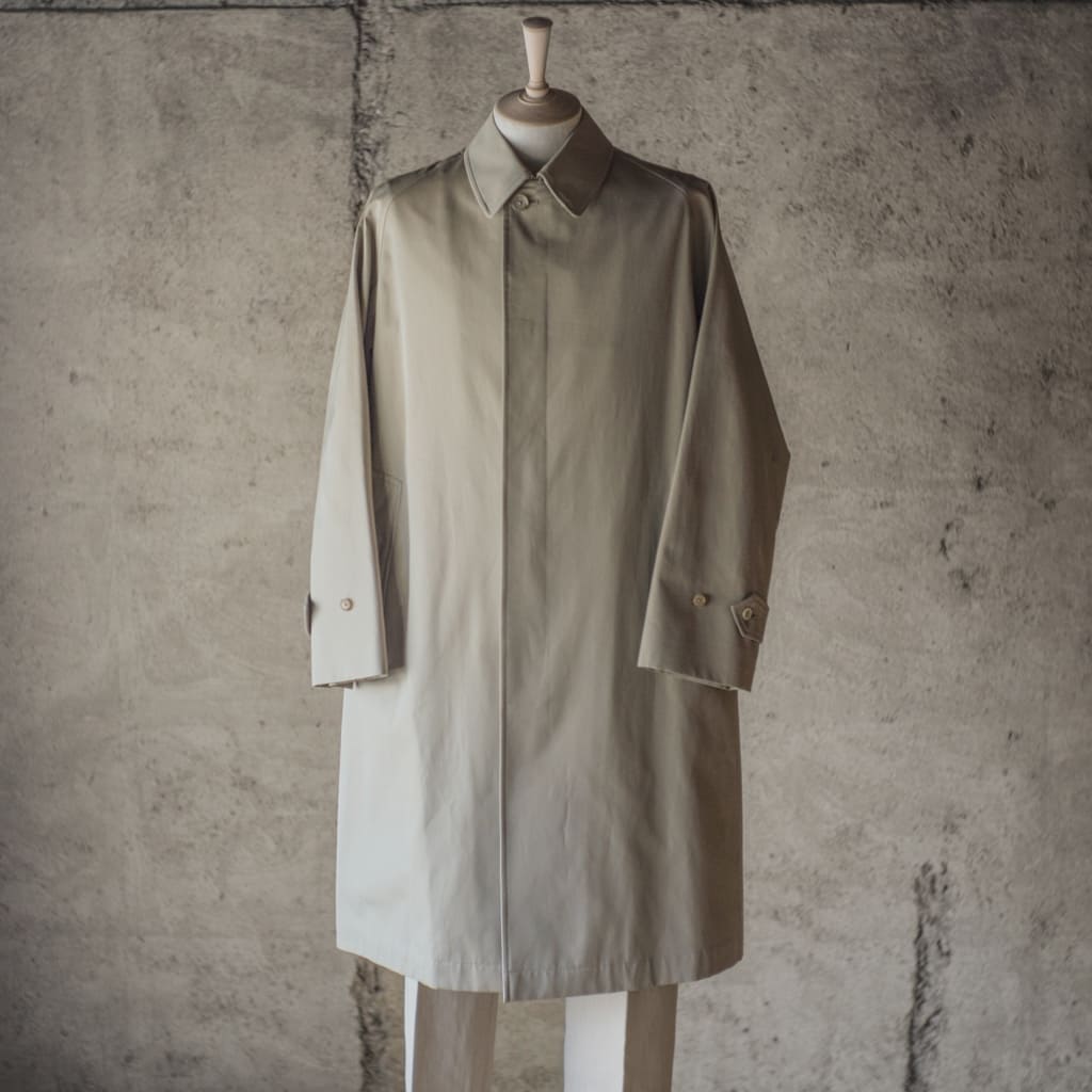 SINGLE RAGLAN COAT Ⅰ - COTTON GABARDINE - BEIGE