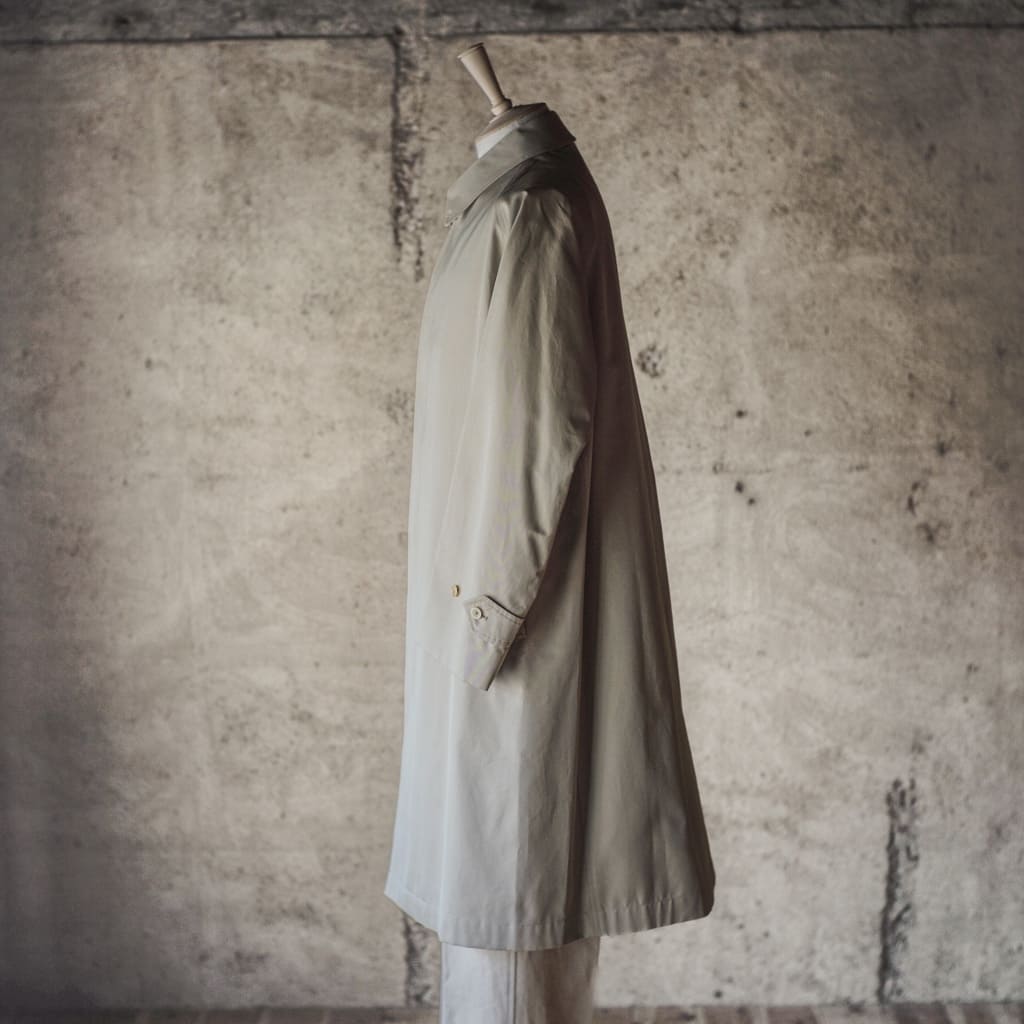 SINGLE RAGLAN COAT Ⅰ - COTTON GABARDINE - BEIGE