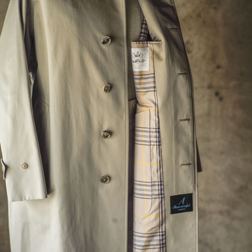 SINGLE RAGLAN COAT Ⅰ - COTTON GABARDINE - BEIGE