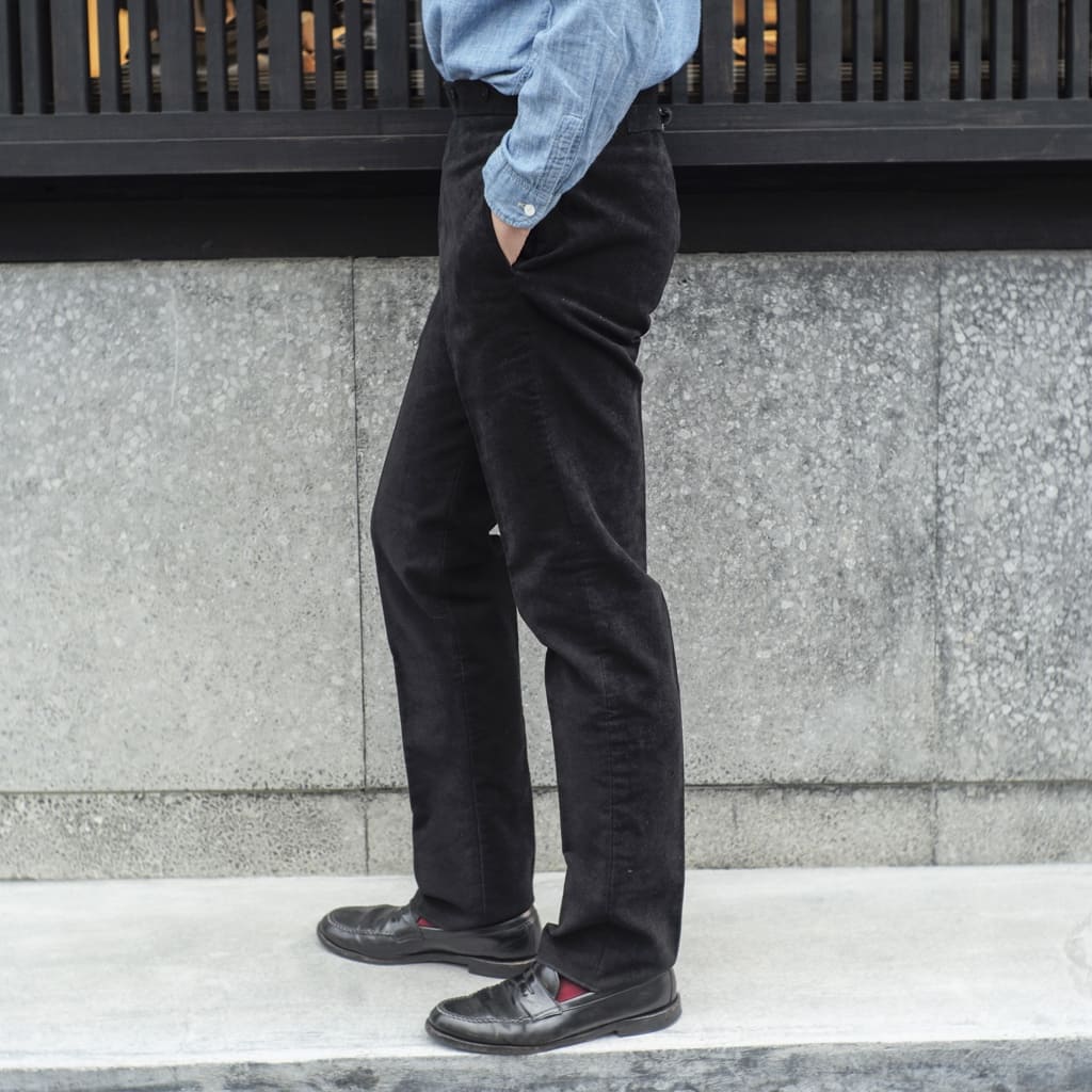 TENNIS - ENGLISH MOLESKIN - BLACK