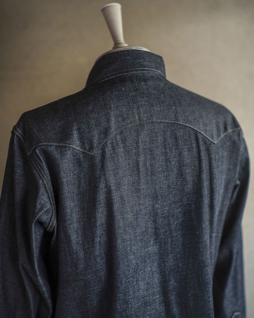 HARRISON SHIRT - NON WASH DENIM - INDIGO