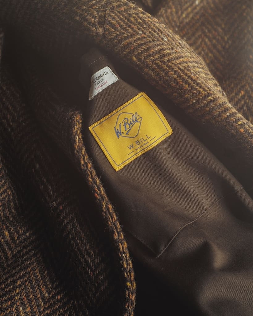 WINSTON - HERRING BONE TWEED - BROWN