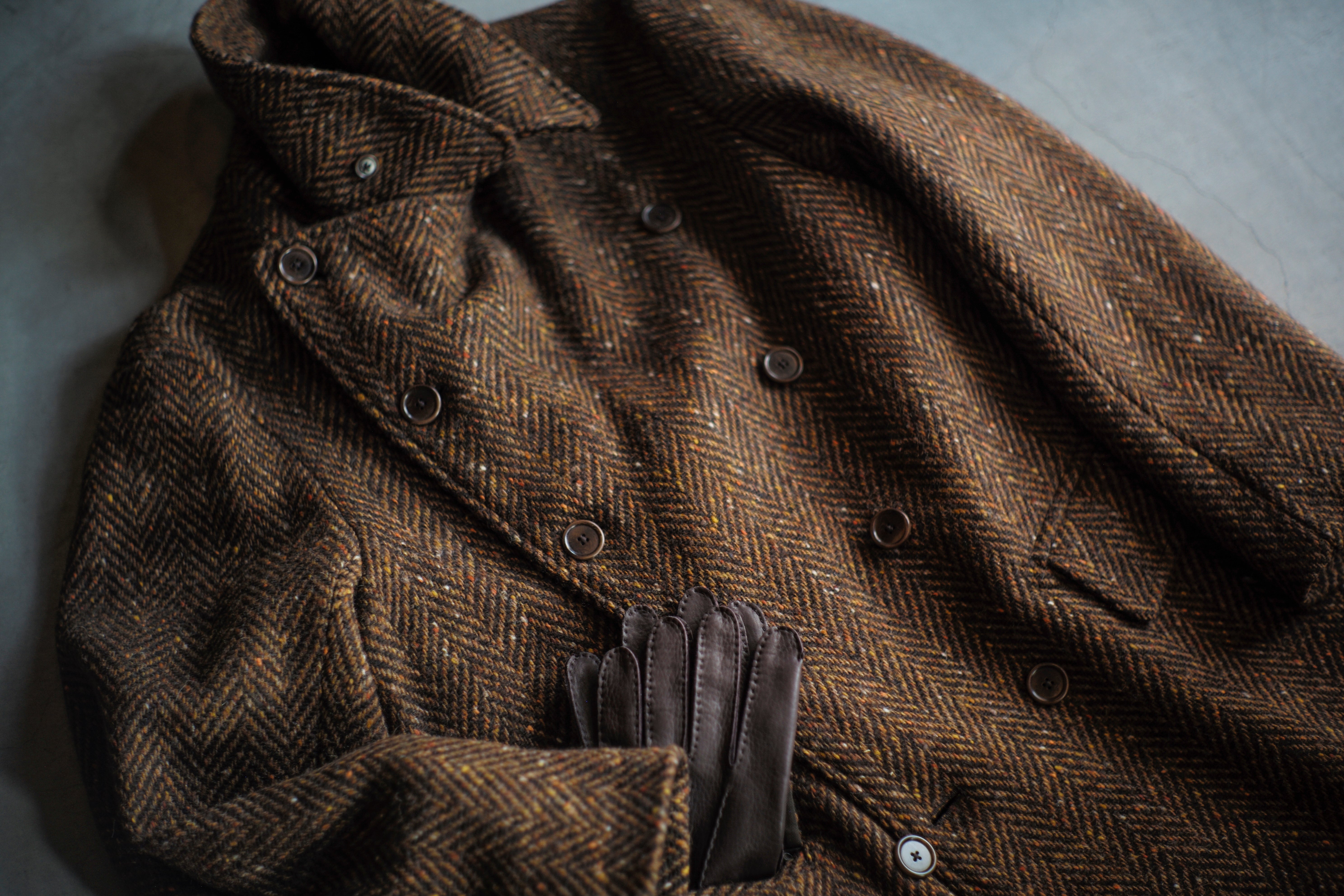 anatomica Jontathan Richard ツイード生地 Jonathan Richard / GATSBY CAP | ANATOMICA SAPPORO アナトミカ札幌