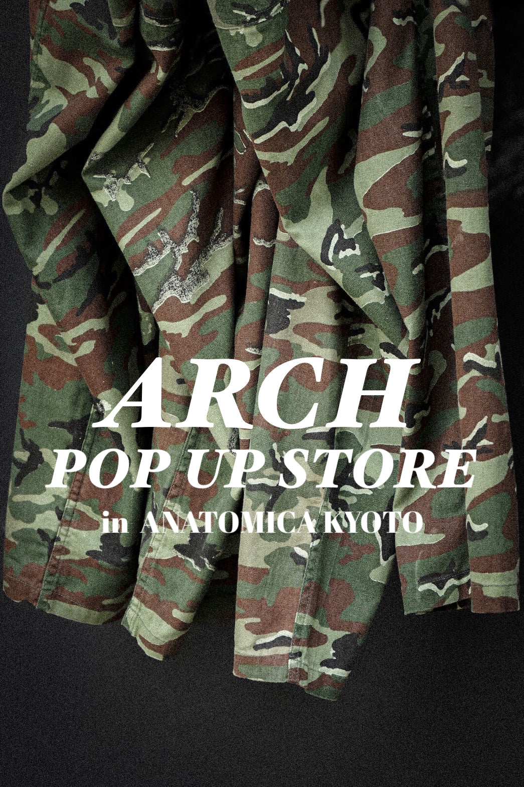 ARCH POP UP STORE 26AW in ANATOMICA KYOTO