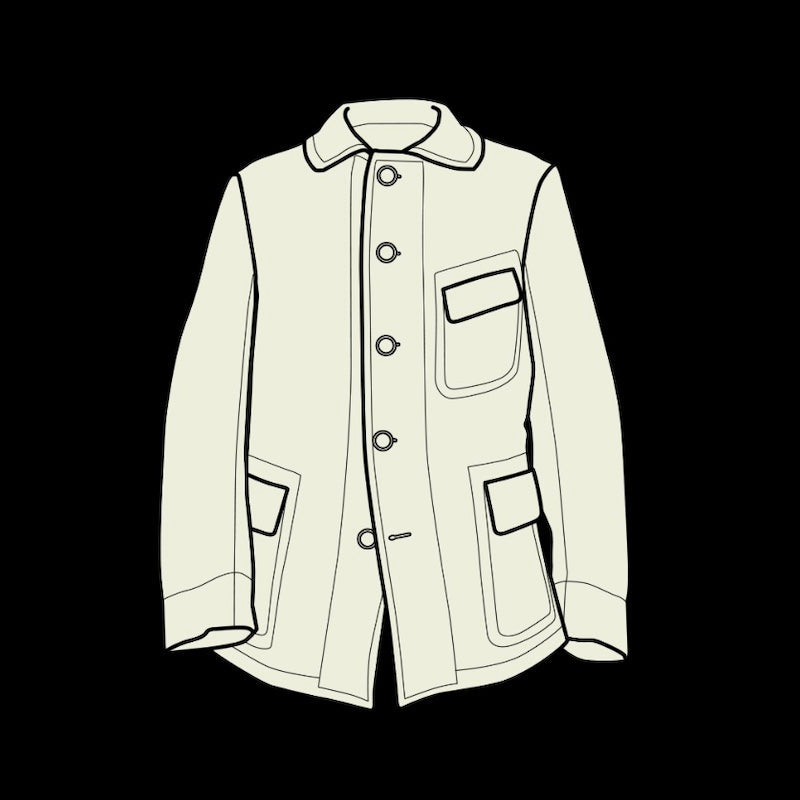 【ANATOMICA】1839  RYE COTTON FRANCE ANATOMICA SAPPORO ONLINE STORE / APACHE / GERMAN TWILL / BLACK