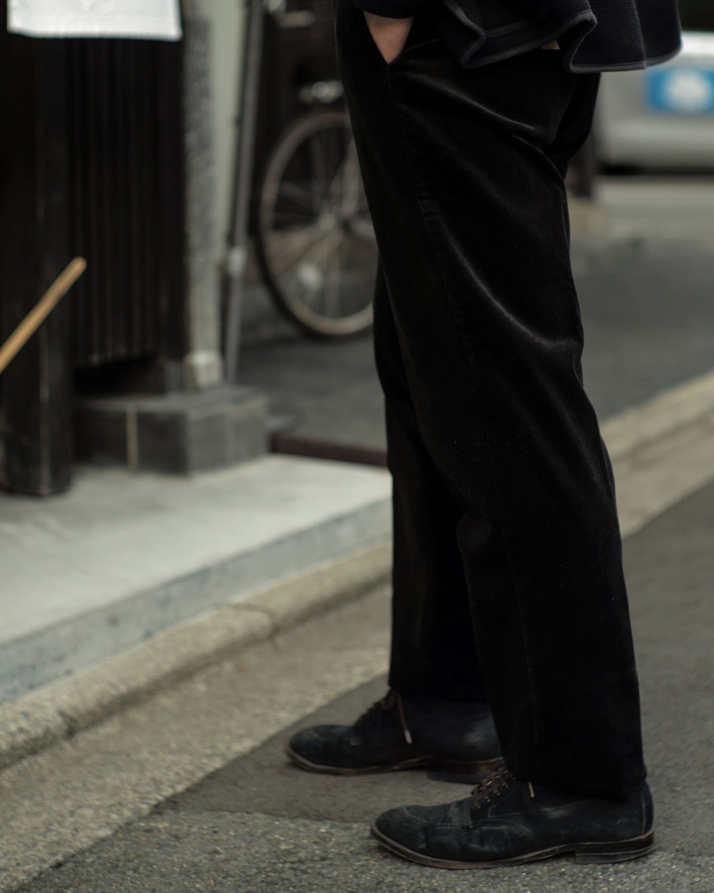 1915 PANTS - HEAVY CORDUROY - BLACK