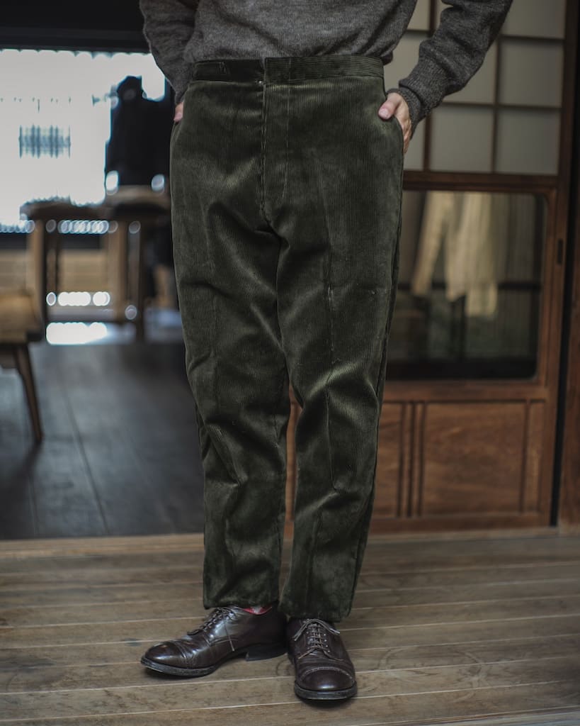 1915 PANTS - HEAVY CORDUROY - DARK OLIVE