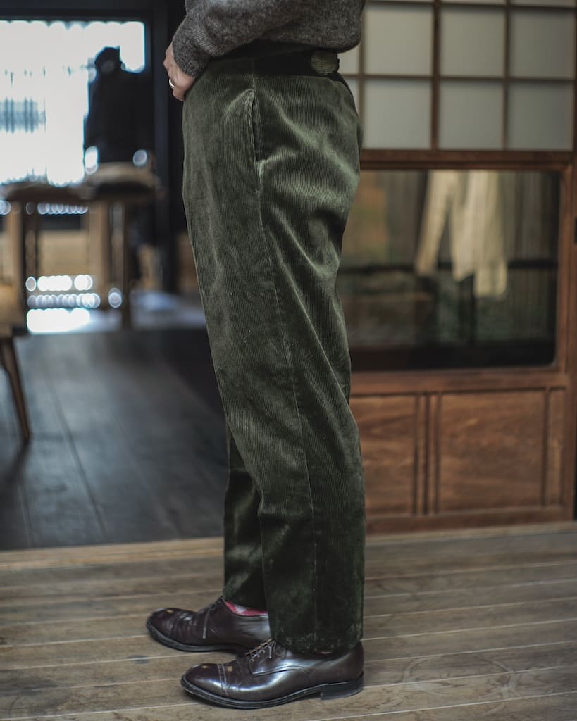 1915 PANTS - HEAVY CORDUROY - DARK OLIVE