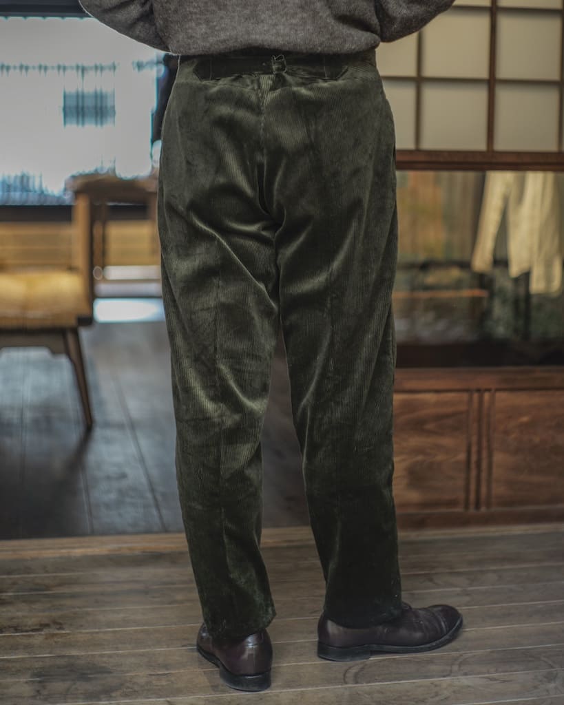 1915 PANTS - HEAVY CORDUROY - DARK OLIVE