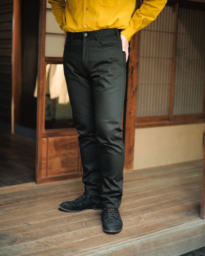 314 BEAT - COTTON TWILL - BLACK & STONE – ANATOMICA KYOTO