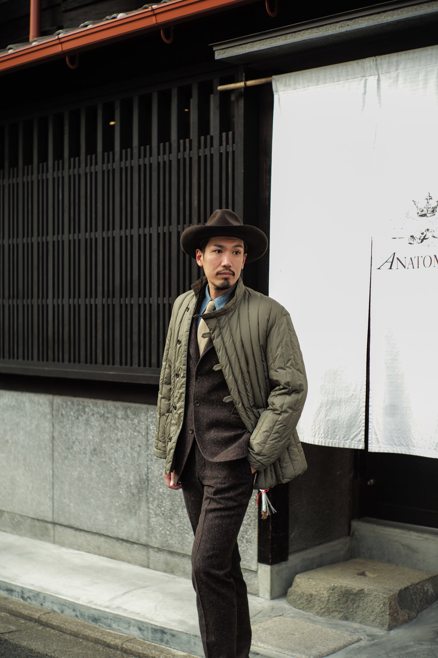 【TAKUMI】RMFC ALEXANDER DOWN JACKET OLIVE 스타일링